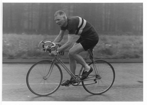 Jack Rollitt on Uppadine Bicycle