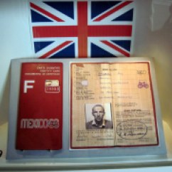 Roy Cromack Olympic ID Card. Image courtesy Janet Roberts.